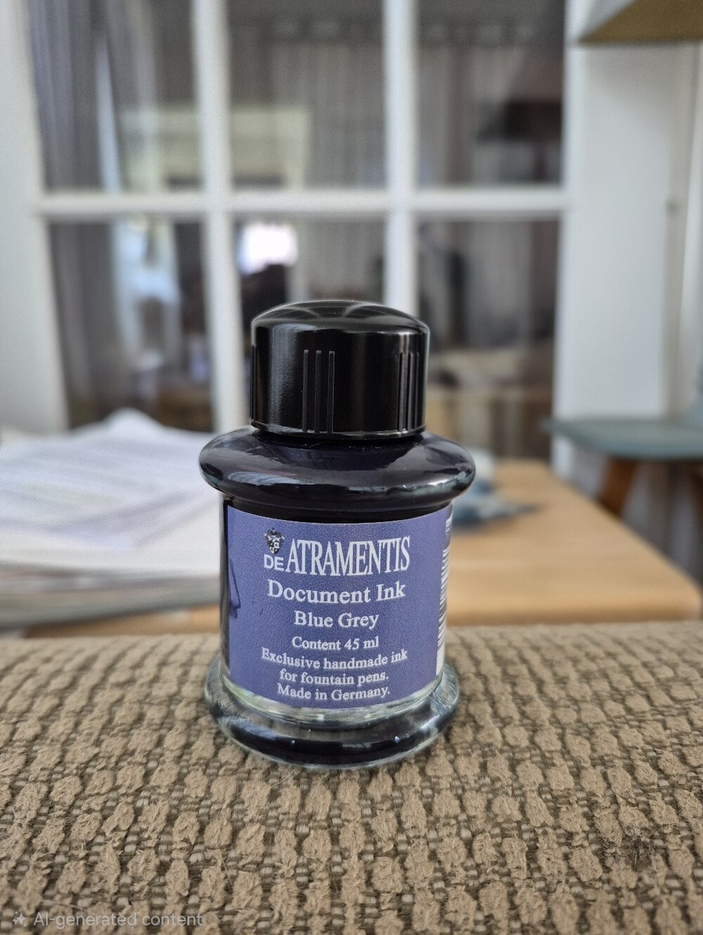 Only 2 Fills Used DeAtramentis Blue Gray Document Ink